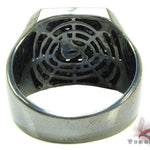 TraxNYC Silver Black Diamond Ring 25650 - Image 6