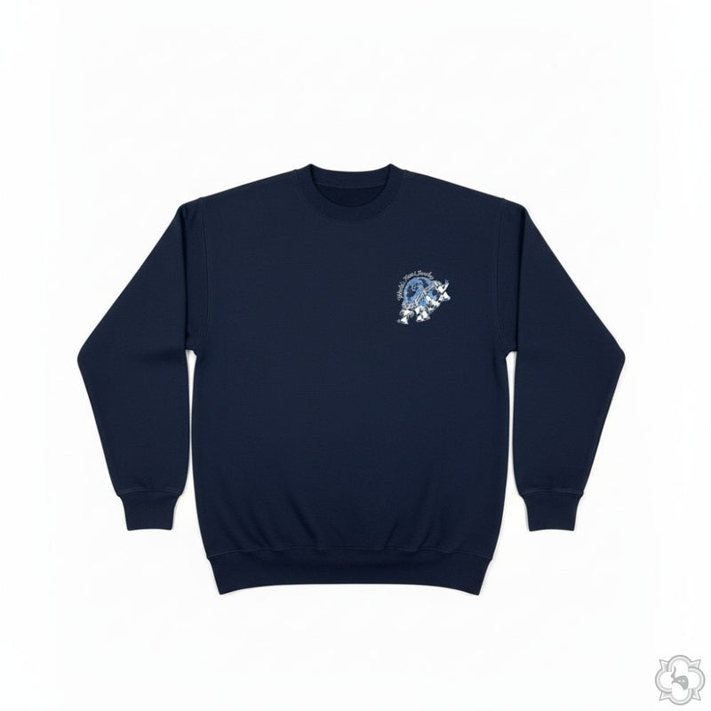 TraxNYC Limited Edition Navy Crew-Neck Sweater 70864 - Image 2