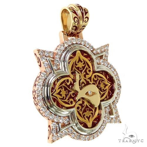 TraxNYC Logo Diamond Pendant 68898 - Image 2
