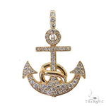 TraxNYC Mini Anchor Diamond Pendant 69027 - Image 1