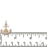 TraxNYC Mini Anchor Diamond Pendant 69027 - Image 5
