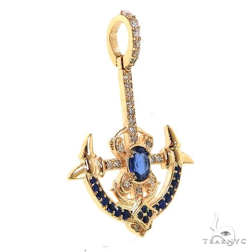 14K Gold TraxNYC Mini Anchor Pendant, photo 2 of 7