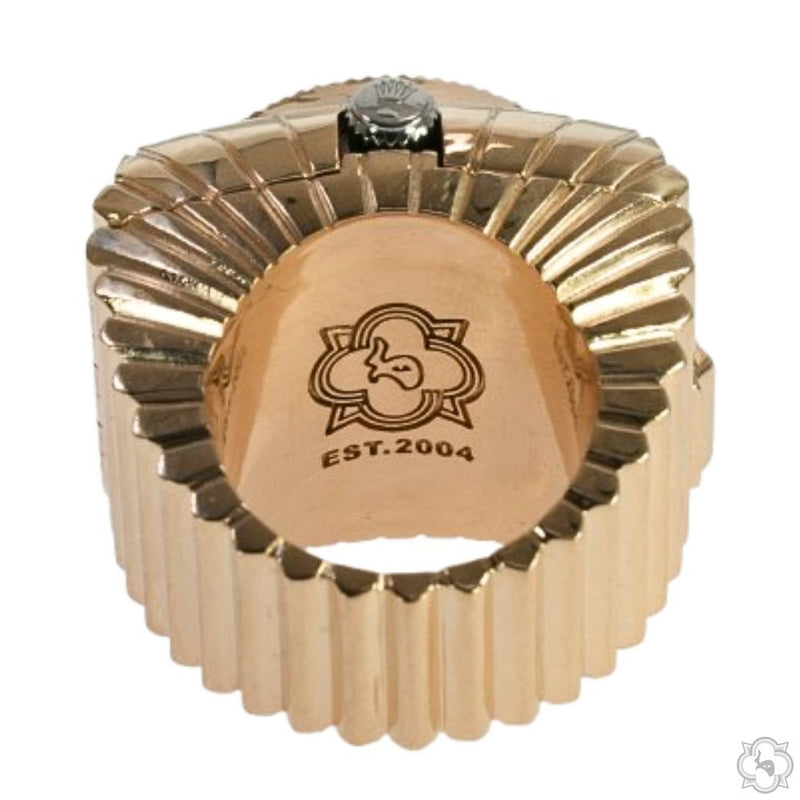 14K Gold TraxNYC Rolex Watch Holder Ring, photo 3 of 4