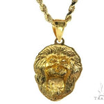 TraxNYC Ruby Lion Pendant and Rope Chain Set 61556 - Image 3