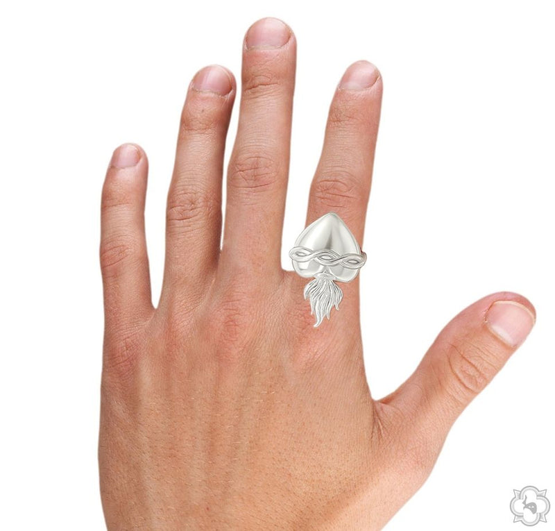 TraxNYC Sacred Flame Heart Ring .925 Silver 70510 - Image 4