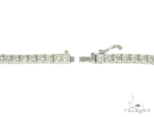 TraxNYC Signature 14K White Gold Diamond Tennis Chain 66006 - Image 6