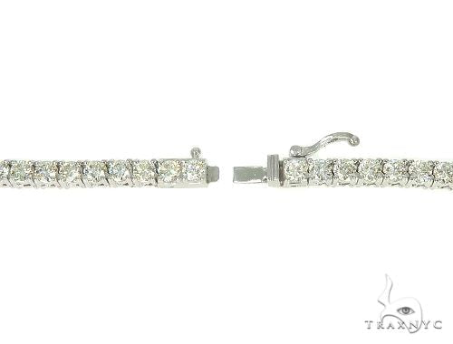 14K Gold tennis chain, 4 mm, photo 6 of 7