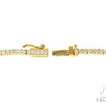 TraxNYC Signature 2 Pointers 14K Yellow Gold Diamond Tennis Chain 66009 - Image 6