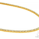 TraxNYC Signature 4 Pointers 14K Yellow Gold Diamond Tennis Chain 66010 - Image 1
