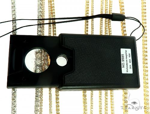 TraxNYC Signature 4 Pointers 14K Yellow Gold Diamond Tennis Chain 66010 - Image 7