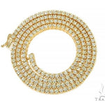 TraxNYC Signature 7 Pointers 14K Yellow Gold Diamond Tennis Chain 66005 - Image 4