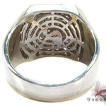 TraxNYC Heavy Silver Diamond Ring 25649 - Image 6