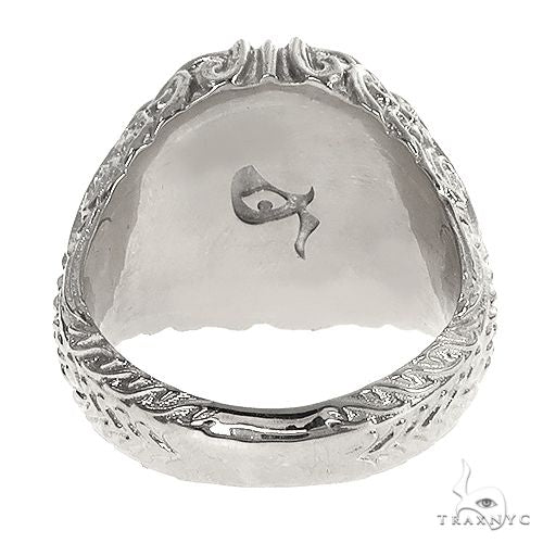 TraxNYC Silver Diamond Ring, photo 4 of 6