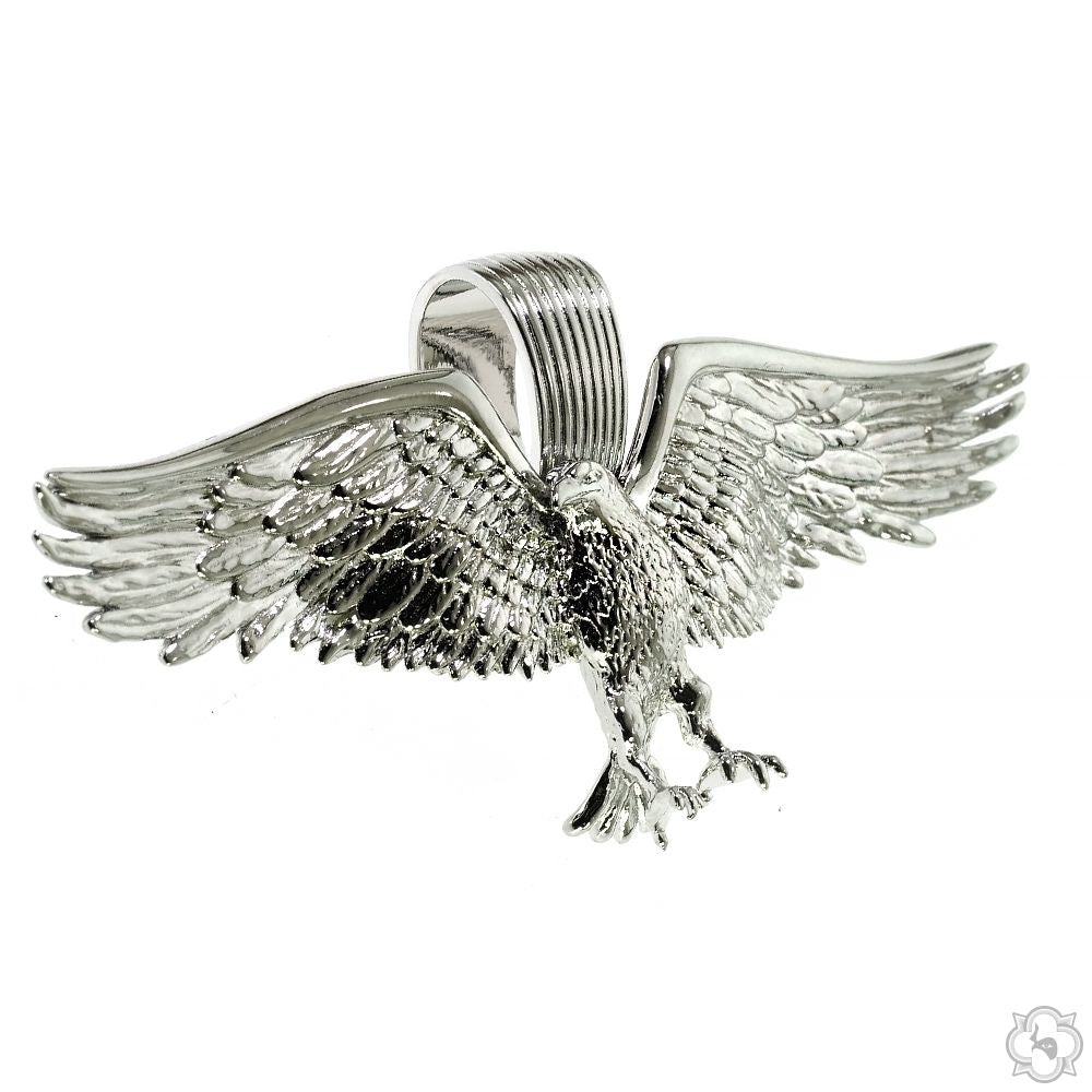 TraxNYC Silver Eagle Pendant 70277 | TraxNYC