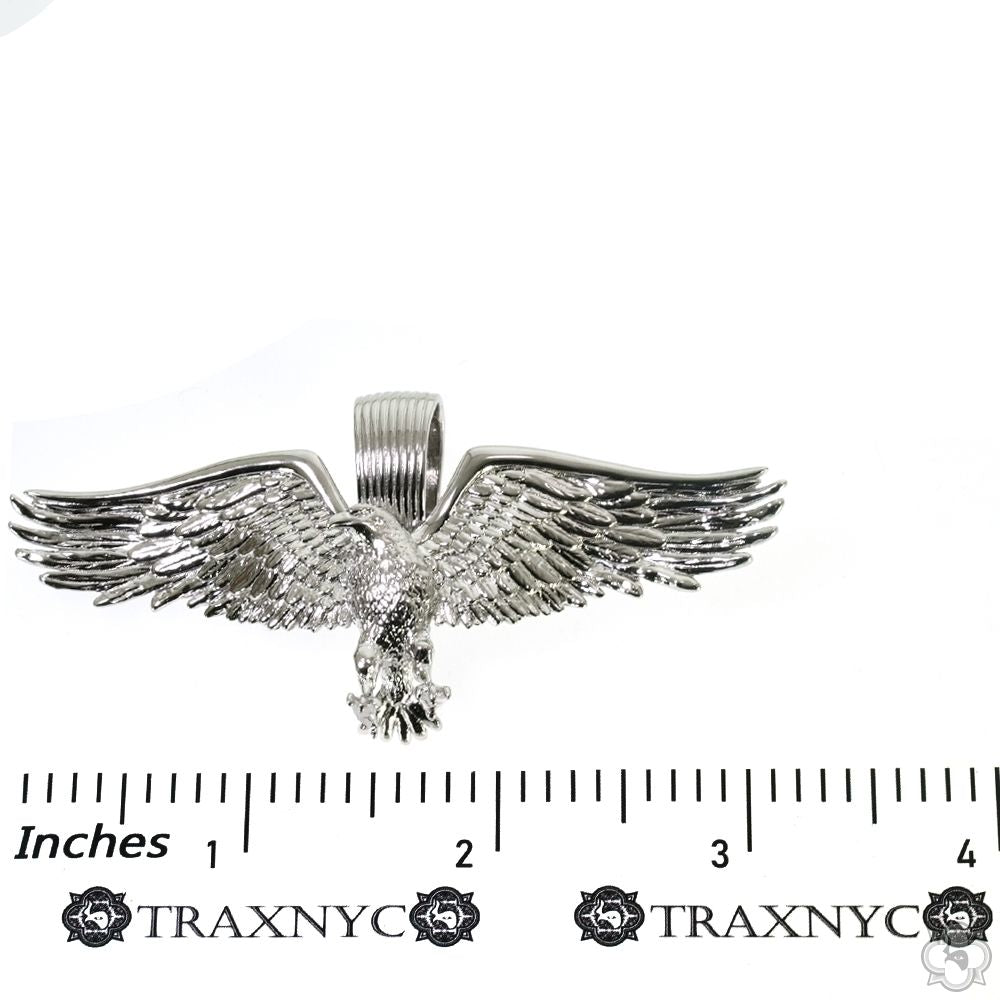 TraxNYC Silver Eagle Pendant 70277 | TraxNYC