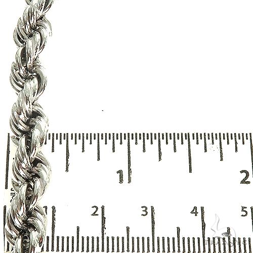 TraxNYC Silver Eagle Pendant Rope Chain Set 67200