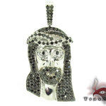 TraxNYC Silver Jesus Pendant Set 28026 - Image 2