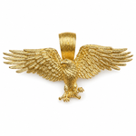 TraxNYC 14K Gold Eagle Pendant 66355