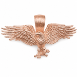 TraxNYC 14K Gold Eagle Pendant 66355