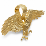 TraxNYC 14K Gold Eagle Pendant 66355