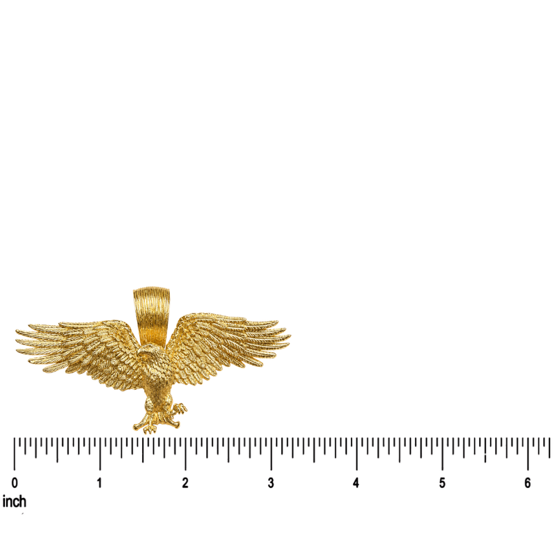 TraxNYC 14K Gold Eagle Pendant 66355