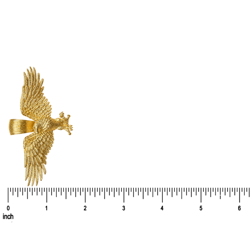 TraxNYC 14K Gold Eagle Pendant 66355