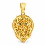 TraxNYC Blue Sapphire Lion Pendant 66831