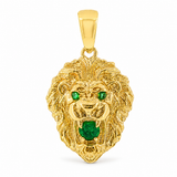 TraxNYC Emerald Lion Pendant 66829