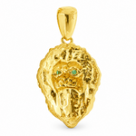 TraxNYC Emerald Lion Pendant 66829