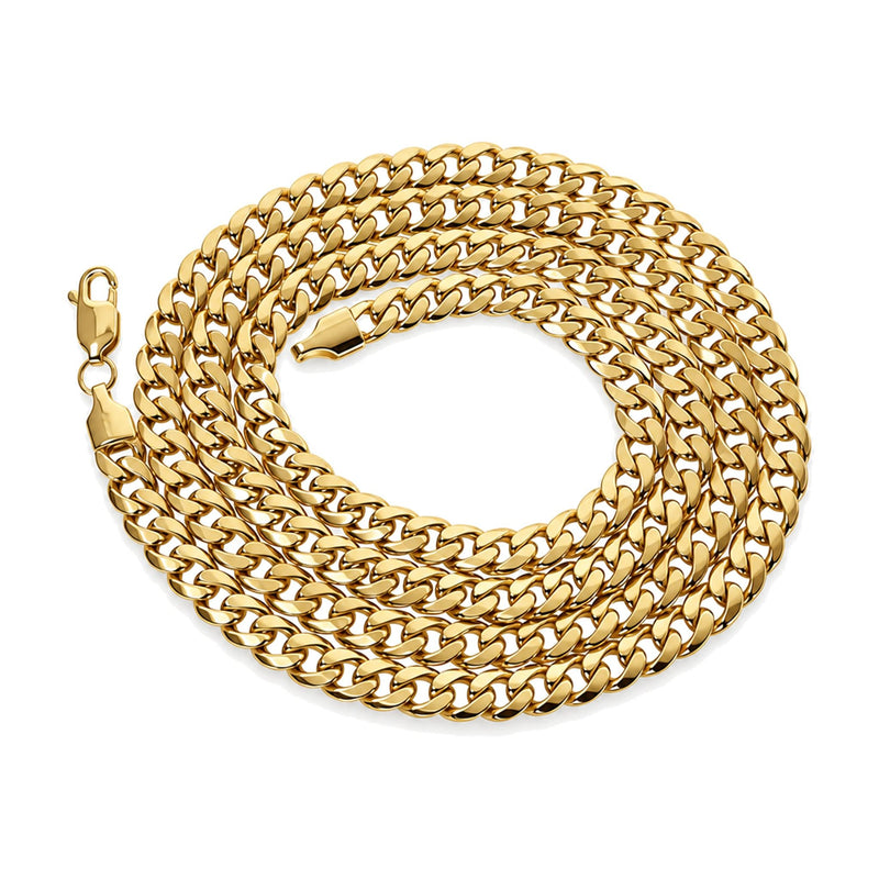 TraxNYC's Best Buy 10K Solid Yellow Gold Cuban Link Chain 4.6mm, view 3