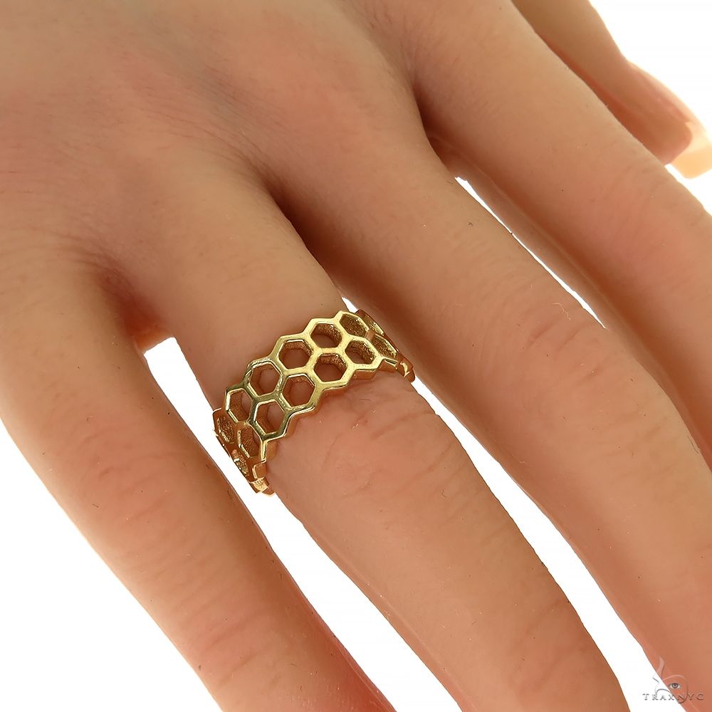 TraxNyc Honeycomb Ring 70021 | TraxNYC