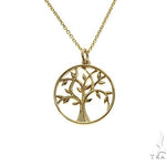 14K Gold Tree of Life Necklace  52548 - Image 1