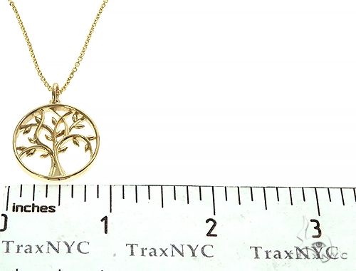 14K Gold Tree of Life Necklace  52548 - Image 7