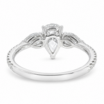 Triad Pear Engagement Ring 71551