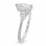 Triad Pear Engagement Ring 71551