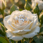 Triad Pear Engagement Ring 71551