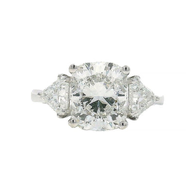 Trilogy Cushion Glow Engagement Ring 70688 - Image 1