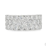Triple Row Diamond Ring 70767 - Image 2
