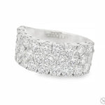Triple Row Diamond Ring 70767 - Image 6
