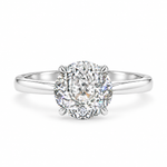 Tulip Crown Portuguese Diamond Engagement Ring 71789