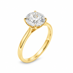 Tulip Crown Portuguese Diamond Engagement Ring 71789