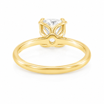 Tulip Cushion Solitaire Engagement Ring 68364