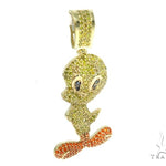 10k Yellow Gold Tweety Bird Pendant 45410 - Image 2