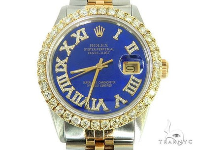 Two Tone Diamond DateJust 36mm Rolex Watch 65814 - Image 1
