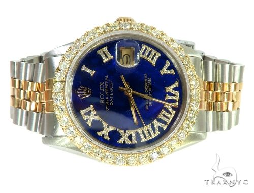 Two Tone Diamond DateJust 36mm Rolex Watch 65814 - Image 2