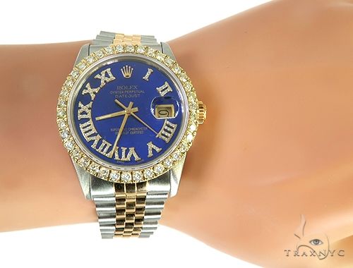 Two Tone Diamond DateJust 36mm Rolex Watch 65814 - Image 9