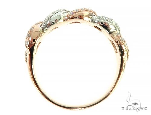 Two Tone Diamond Miami Cuban Link Ring 65823 - Image 5