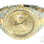 Two Tone Mens Diamond DateJust 41mm Rolex Watch 65813 - Image 2