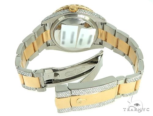 Two Tone Mens Diamond DateJust 41mm Rolex Watch 65813 - Image 9