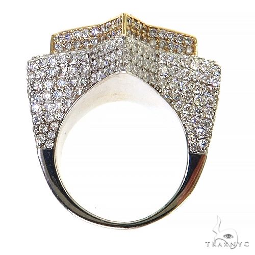 14K Gold Two Tone Star Lab-Grown Diamond Ring, photo 5 of 6